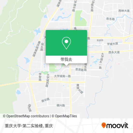 重庆大学-第二实验楼地图