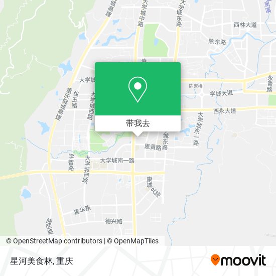 星河美食林地图