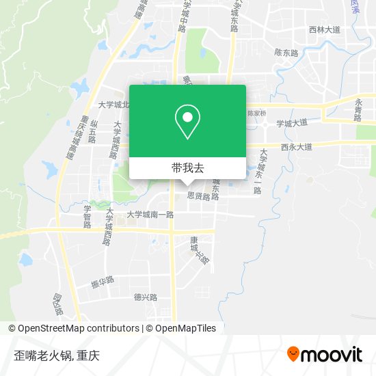 歪嘴老火锅地图