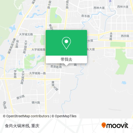 食尚火锅米线地图