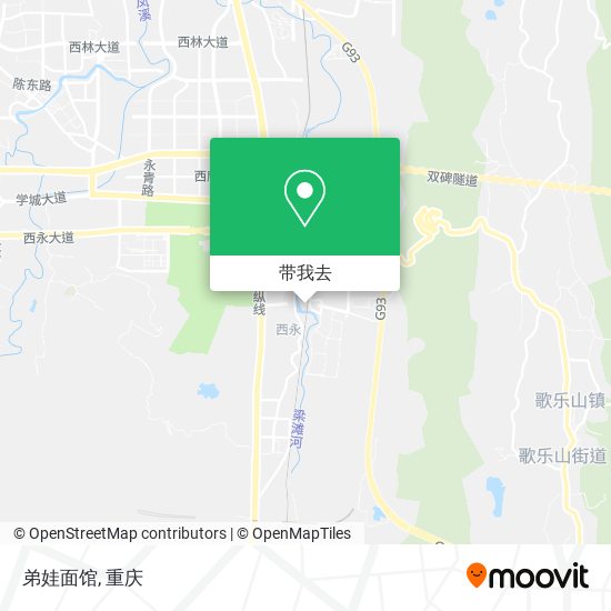 弟娃面馆地图