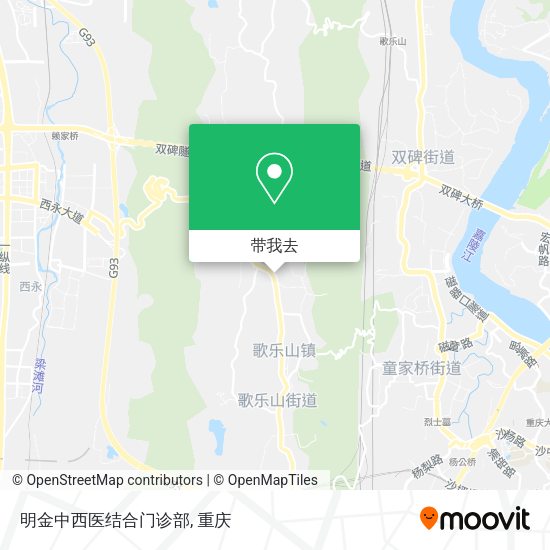 明金中西医结合门诊部地图