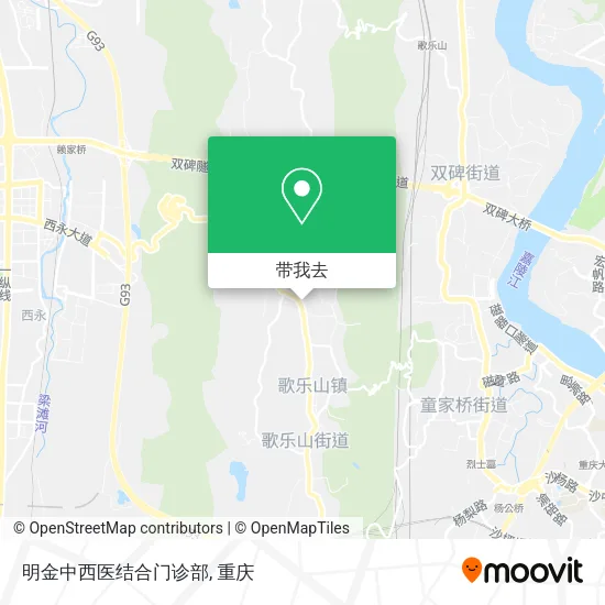明金中西医结合门诊部地图