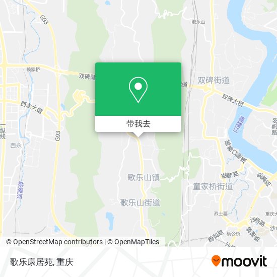 歌乐康居苑地图