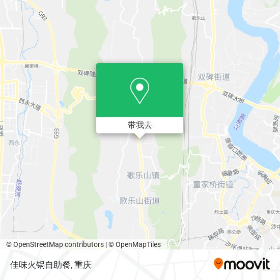 佳味火锅自助餐地图