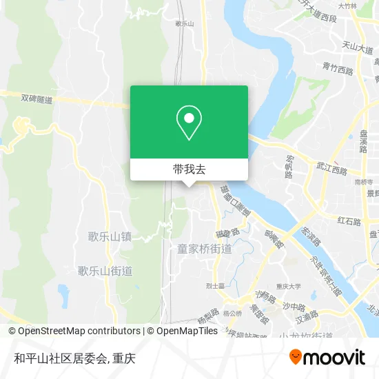 和平山社区居委会地图