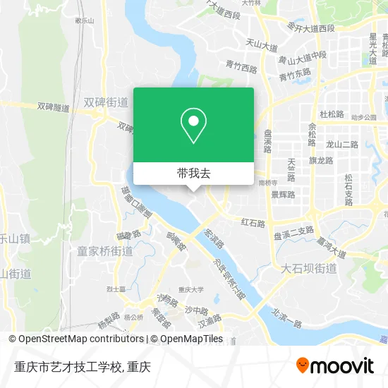 重庆市艺才技工学校地图