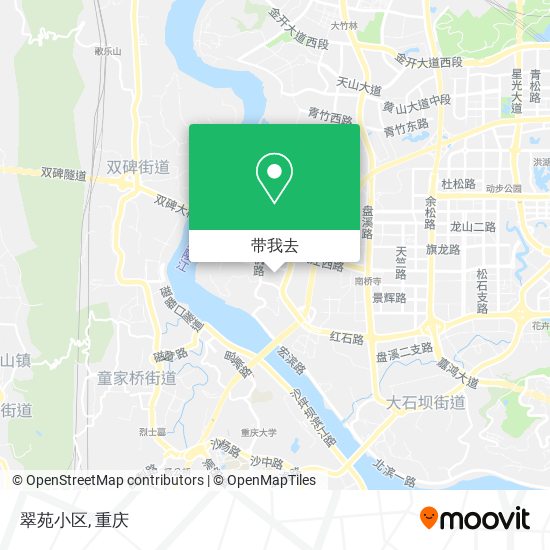 翠苑小区地图
