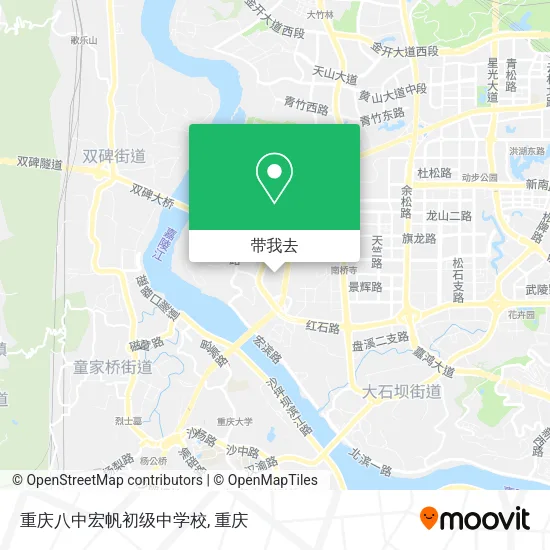 重庆八中宏帆初级中学校地图