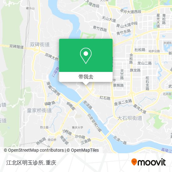 江北区明玉诊所地图