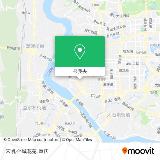 宏帆·伴城花苑地图
