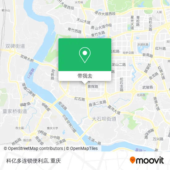 科亿多连锁便利店地图