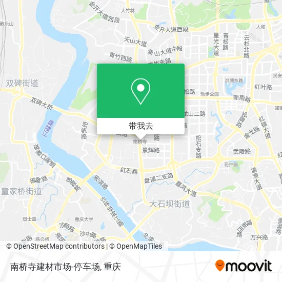 南桥寺建材市场-停车场地图