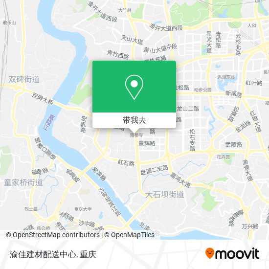 渝佳建材配送中心地图