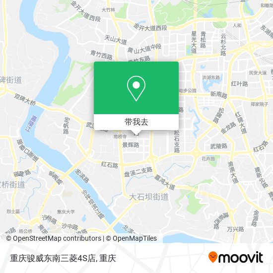 重庆骏威东南三菱4S店地图