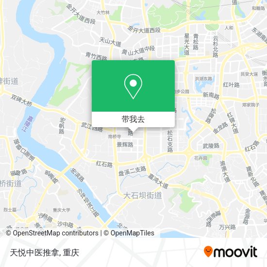 天悦中医推拿地图