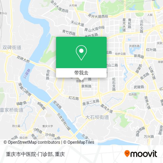 重庆市中医院-门诊部地图