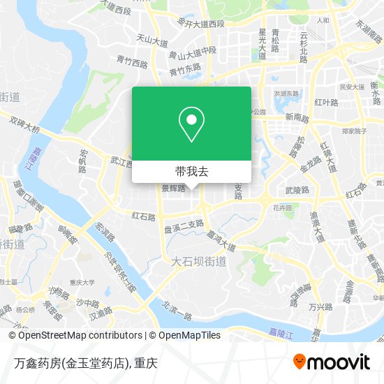 万鑫药房(金玉堂药店)地图