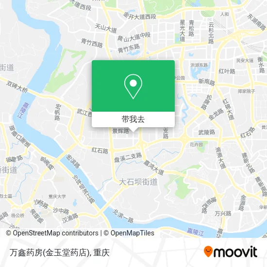 万鑫药房(金玉堂药店)地图
