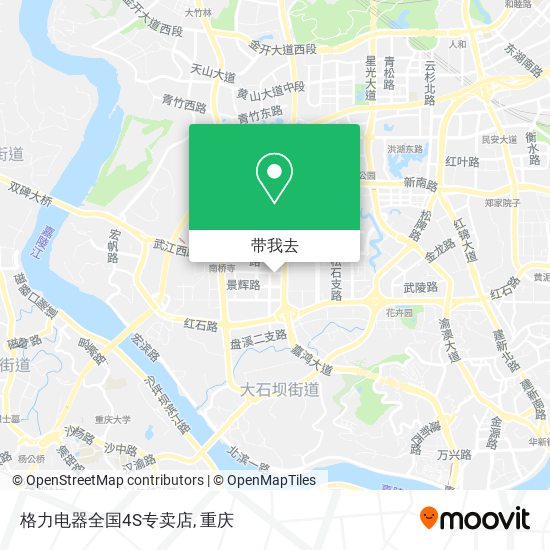 格力电器全国4S专卖店地图