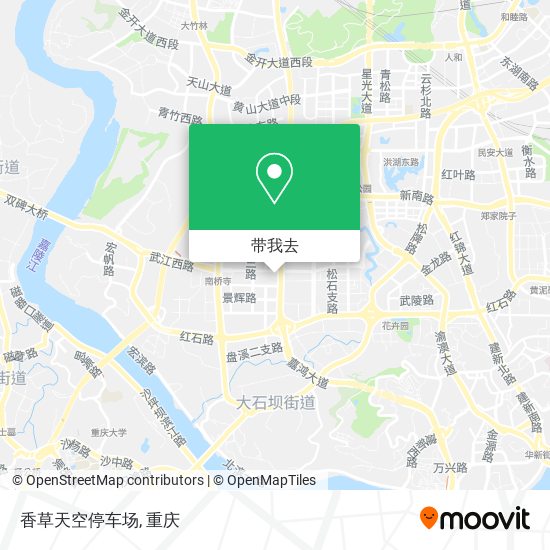 香草天空停车场地图