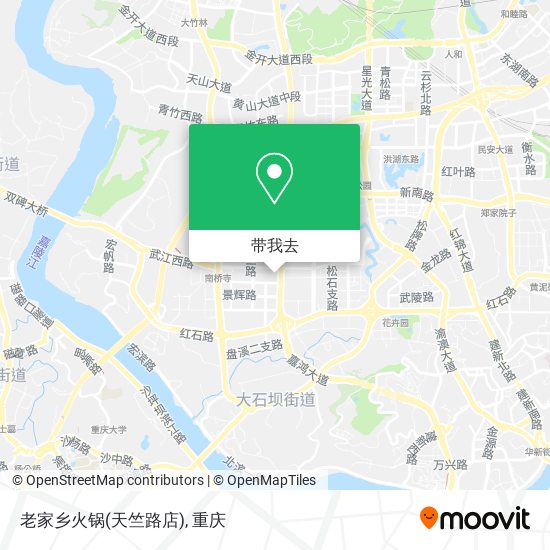 老家乡火锅(天竺路店)地图