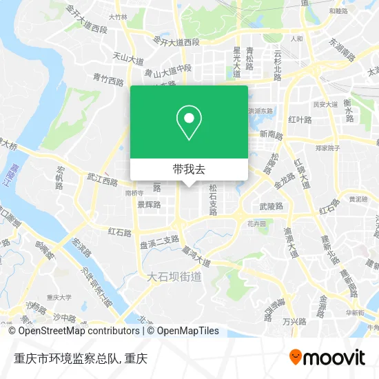 重庆市环境监察总队地图
