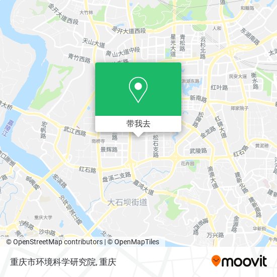 重庆市环境科学研究院地图