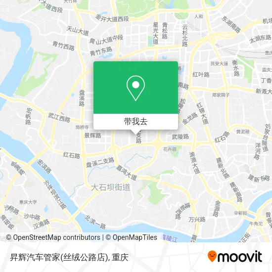 昇辉汽车管家(丝绒公路店)地图