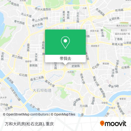 万和大药房(松石北路)地图