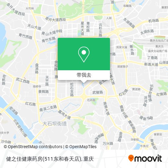 健之佳健康药房(511东和春天店)地图