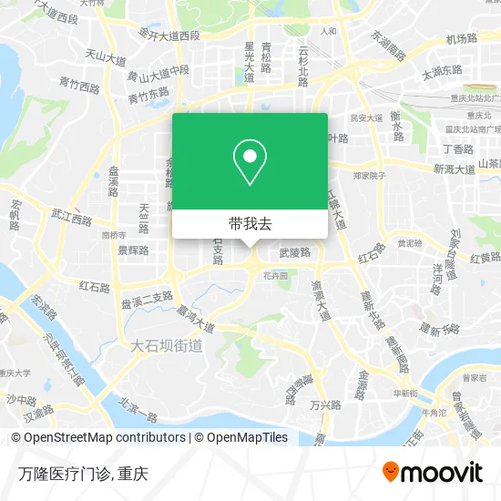 万隆医疗门诊地图