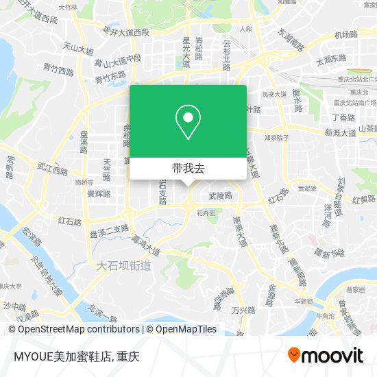 MYOUE美加蜜鞋店地图