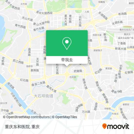 重庆东和医院地图