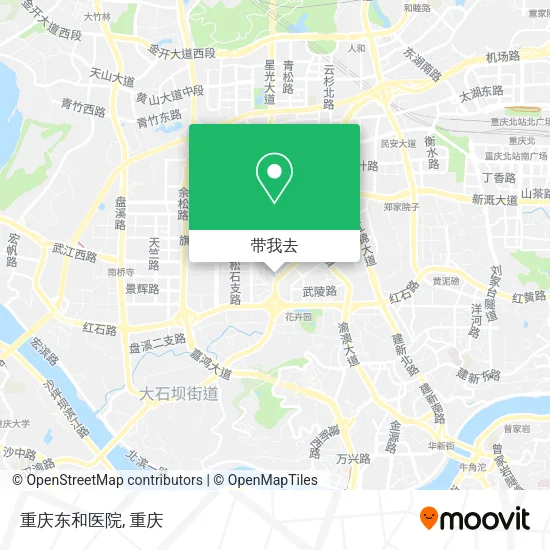 重庆东和医院地图
