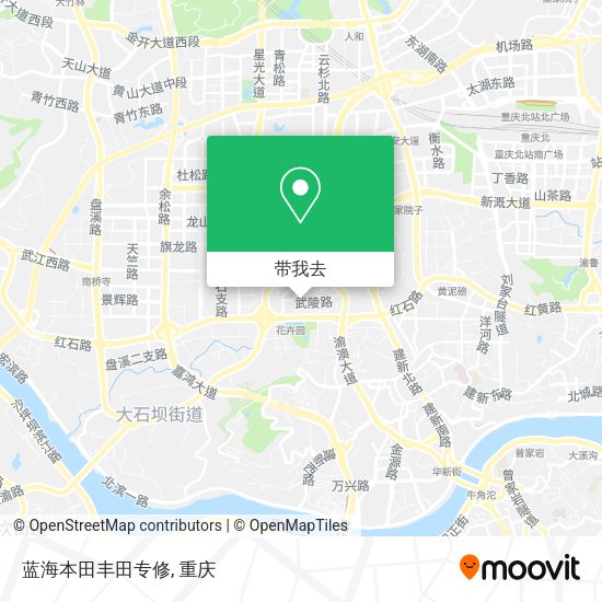蓝海本田丰田专修地图