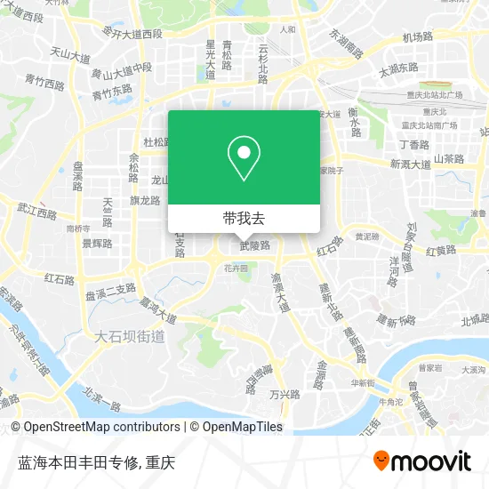 蓝海本田丰田专修地图