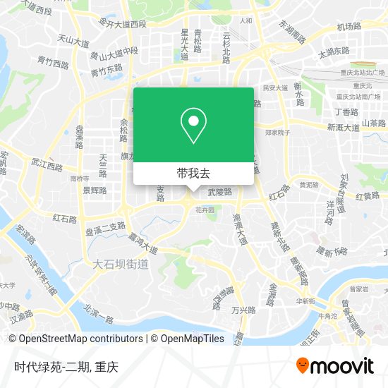 时代绿苑-二期地图
