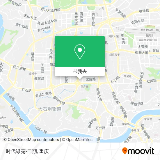 时代绿苑-二期地图