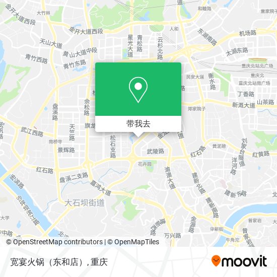 宽宴火锅（东和店）地图