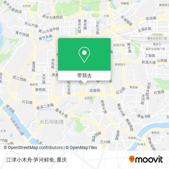 江津小木舟·笋河鲜鱼地图