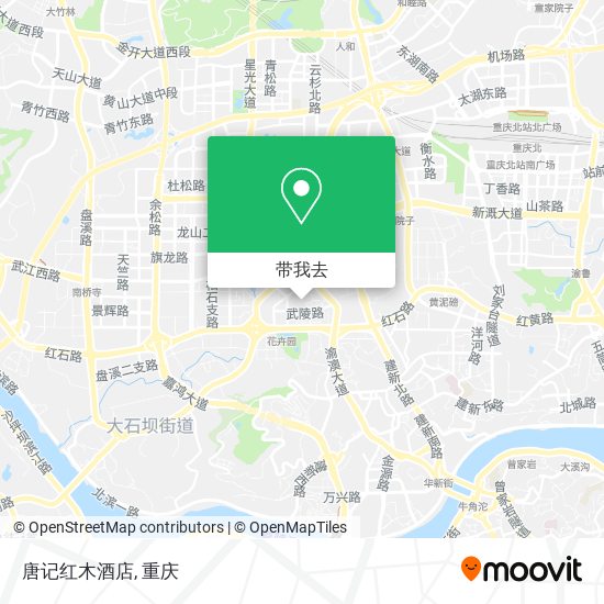 唐记红木酒店地图