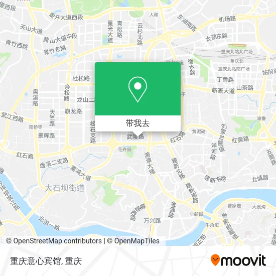 重庆意心宾馆地图
