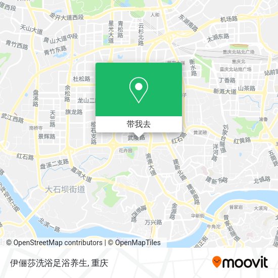 伊俪莎洗浴足浴养生地图