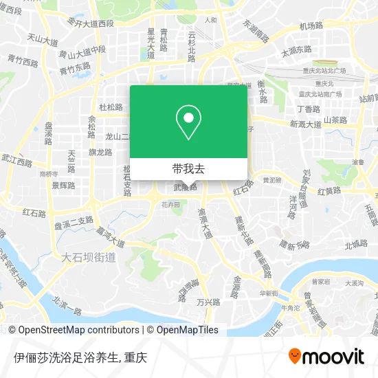 伊俪莎洗浴足浴养生地图