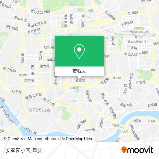 安家园小区地图