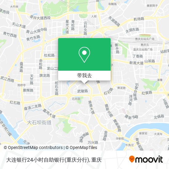 大连银行24小时自助银行(重庆分行)地图