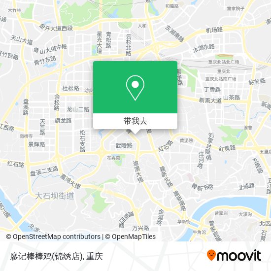 廖记棒棒鸡(锦绣店)地图