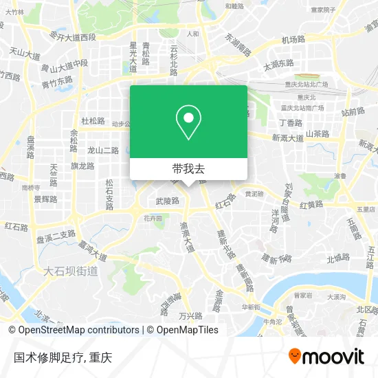 国术修脚足疗地图