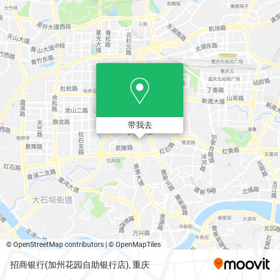 招商银行(加州花园自助银行店)地图